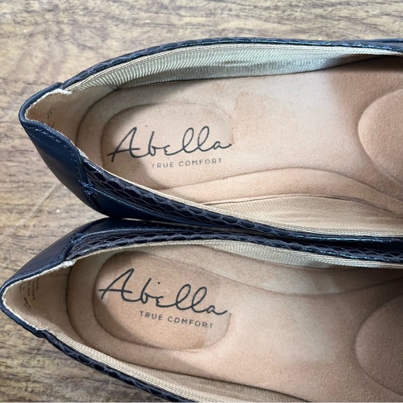 Abella Sparkler Midnight Blue Loafer Flats Size 6.5 - Picture 11 of 15